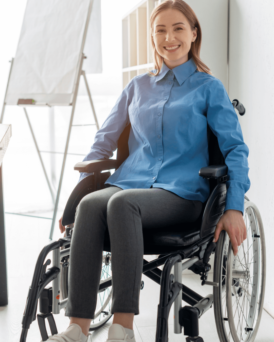 Cadeiras de rodas de aço e alumínio